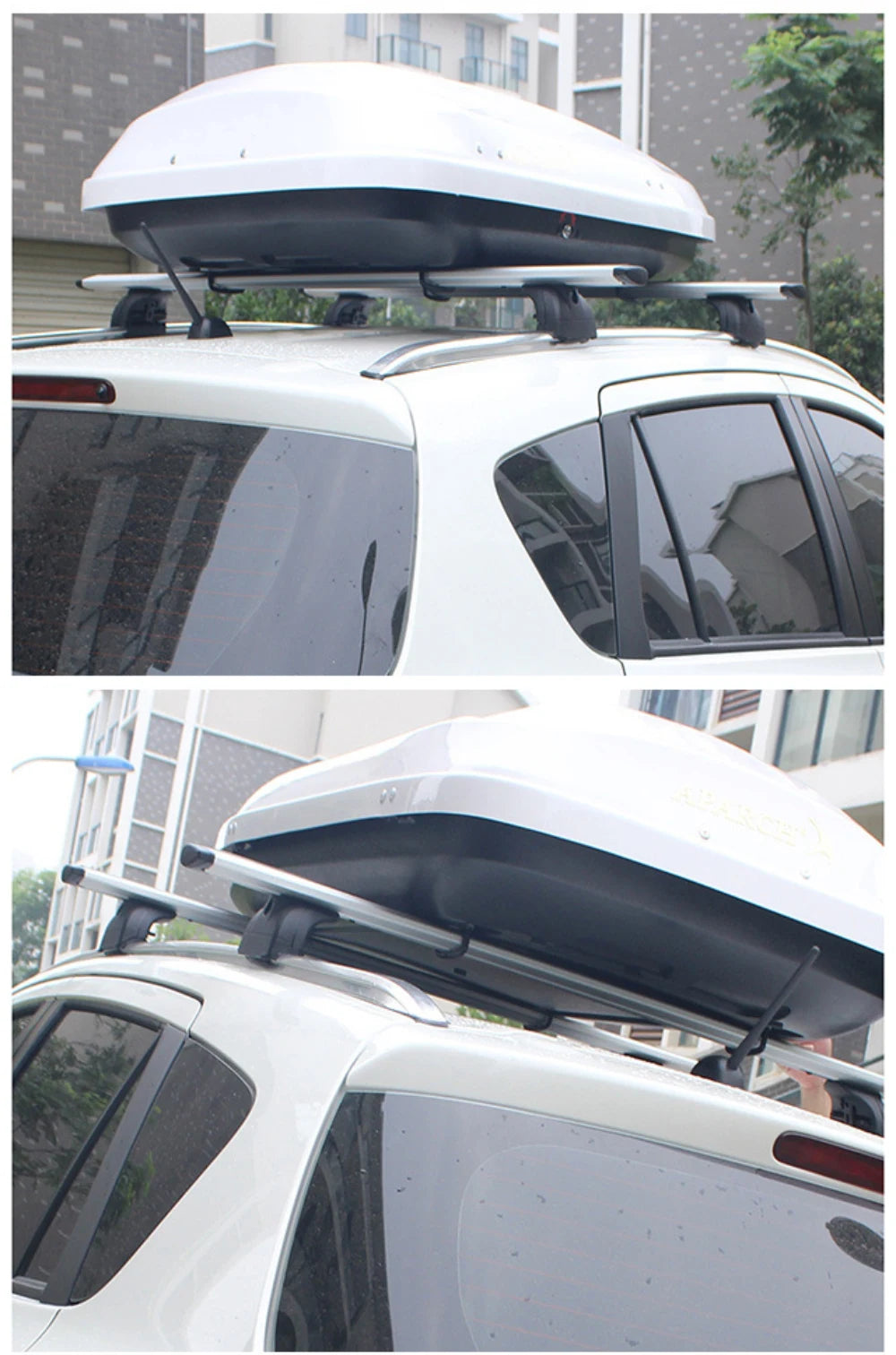 Universal Thickened Roof Bar Aluminum Aerodynamic Cargo Luggage Carrier for Universal Car SUV Vehicle