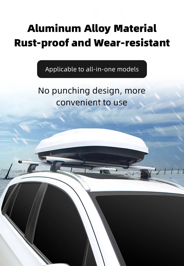 Universal Thickened Roof Bar Aluminum Aerodynamic Cargo Luggage Carrier for Universal Car SUV Vehicle