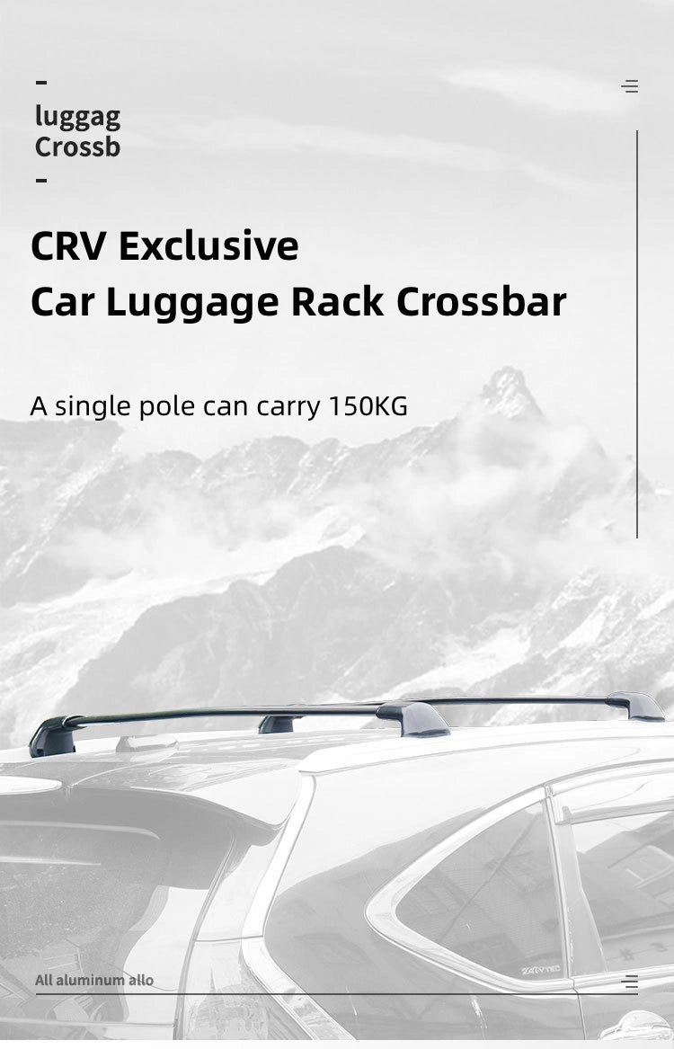 Aluminum Aerodynamic Roof Bar Heavy Duty Cargo Luggage Carrier Specialized for Honda CR-V