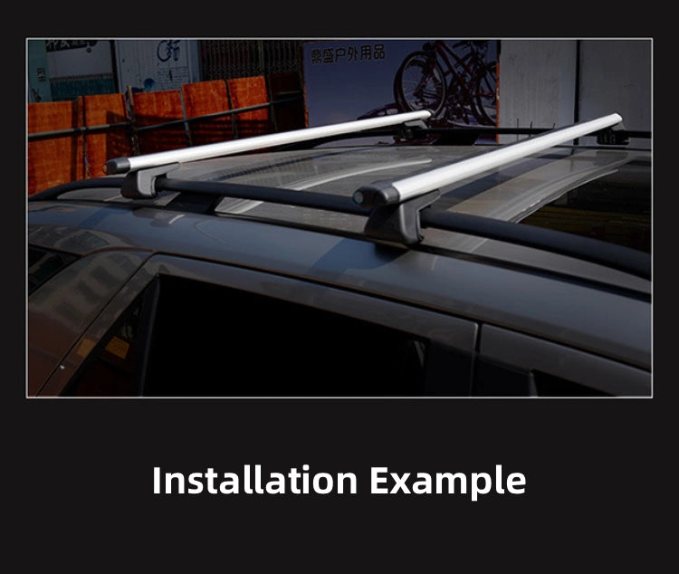 Adjustable Aluminum Roof Bar Anti-Theft Cargo Luggage Carrier for Universal Car SUV Vehicle