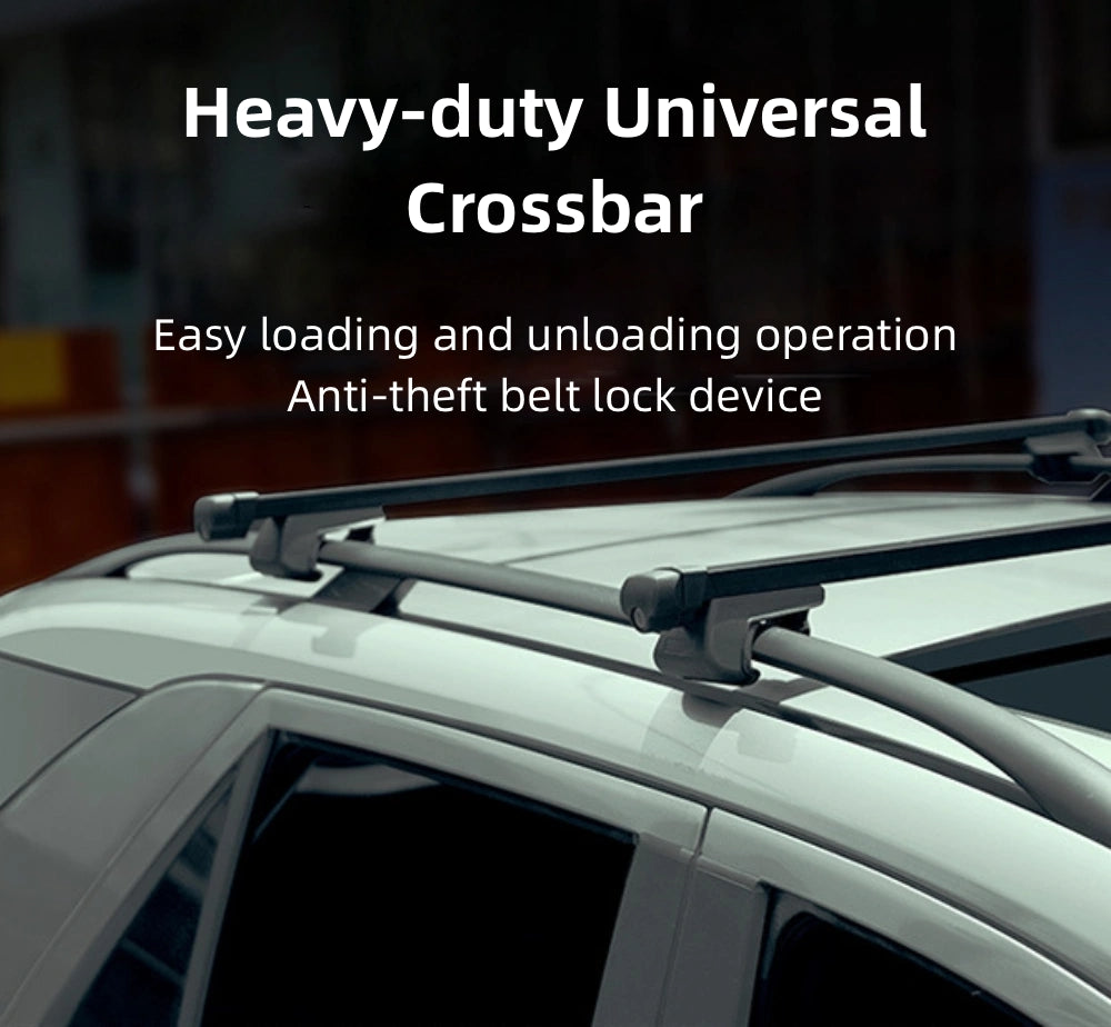 Universal Heavy-Duty Roof Bar Anti-Theft Rooftop Luggage Cargo Carrier for Universal CAR SUV Vehicle